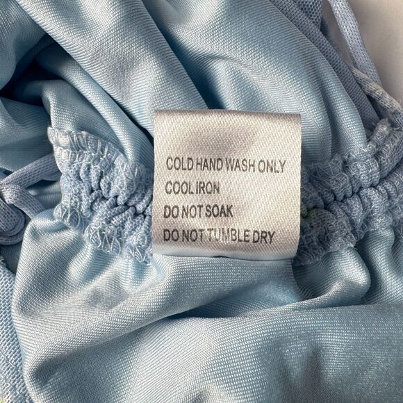 Princess Polly XX Women Sz 4 Floral Mesh Crop Top Round Neck Side Ruched - Picture 6 of 7